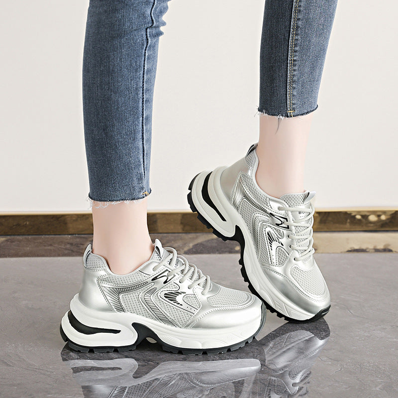 Damen Sportliche Sneakers mit atmungsaktivem Obermaterial und modernem Design