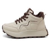 Damen Winterliche High-Top Sneakers mit Wärmeisolierung und rutschfester Sohle