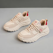 Damen modische Chunky Sneakers mit atmungsaktivem Mesh-Obermaterial