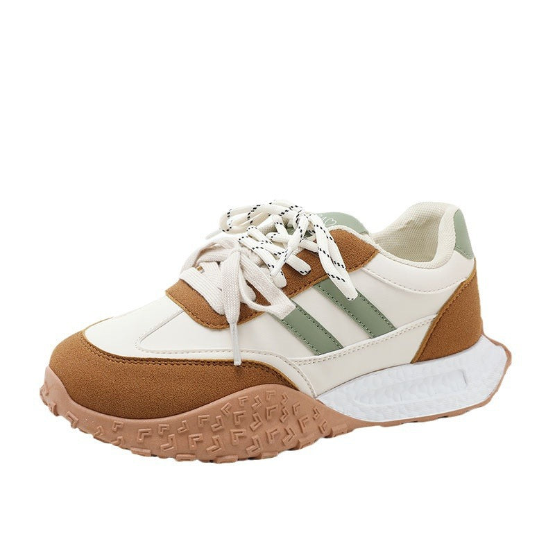 Damen Sportliche Chunky Sneakers mit rutschfester Sohle und atmungsaktiver Mesh-Oberfläche