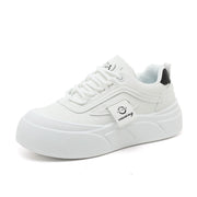 Damen modische Plateau Sneakers mit Sportprofil und atmungsaktivem Obermaterial