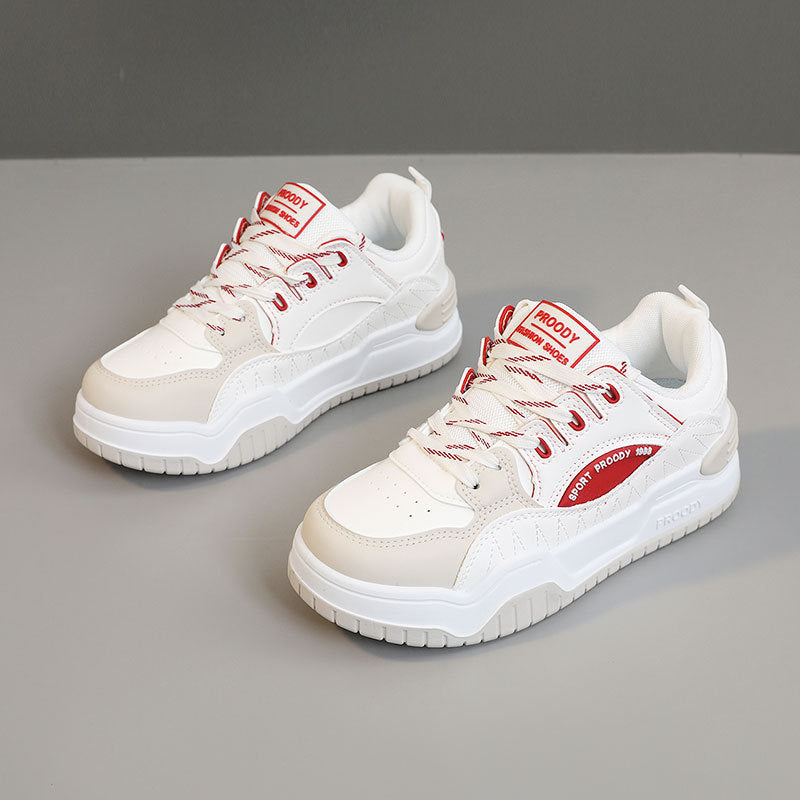 Damen sportliche Chunky Sneakers mit dämpfender Laufsohle