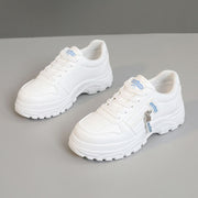 Damen Sportliche Sneaker mit praktischem Reißverschluss und rutschfester Sohle