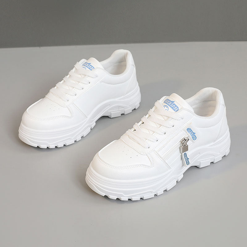 Damen Sportliche Sneaker mit praktischem Reißverschluss und rutschfester Sohle