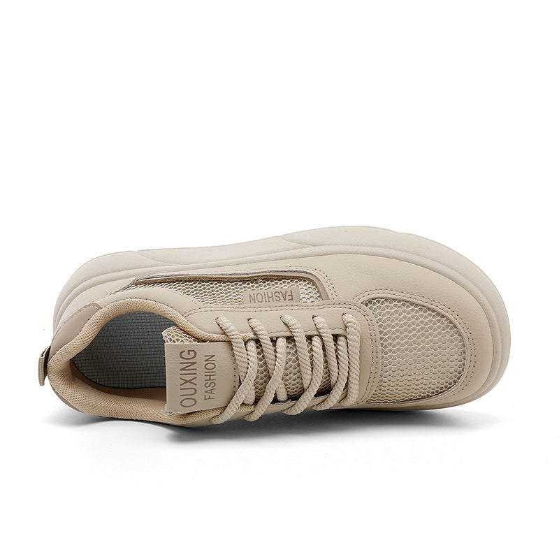 Damen Trend-Sneaker mit atmungsaktivem Mesh-Obermaterial und dämpfender Laufsohle