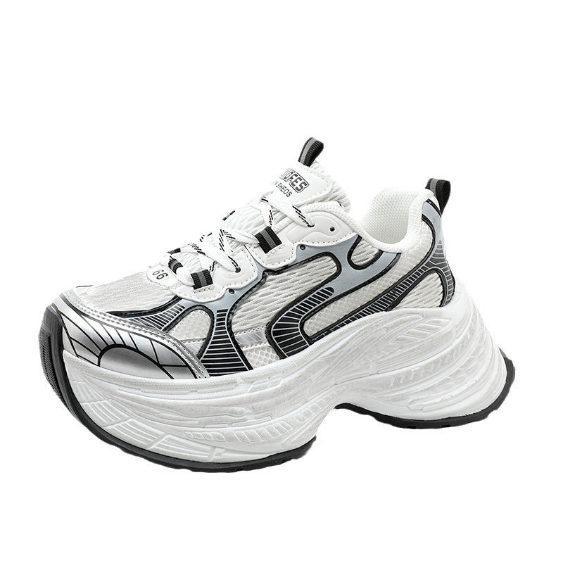 Damen Chunky Sneakers mit dämpfender Laufsohle und modischem Design