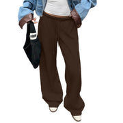 Damen bequeme Sweatpants im weiten Schnitt