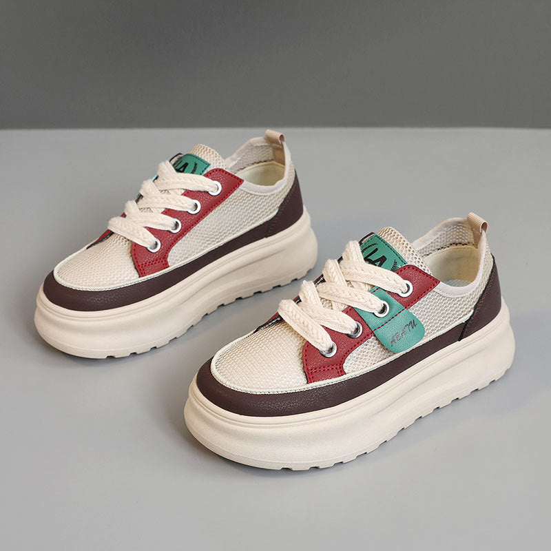 Damen Sportliche Sneakers mit atmungsaktiver Mesh-Oberfläche und dämpfender Laufsohle