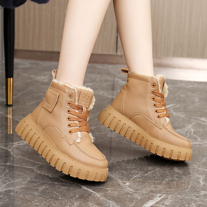 Damen Winterschuhe mit kuscheligem Innenfutter und robustem Profil