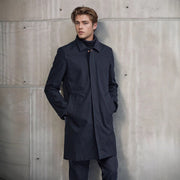 Herren zeitlos eleganter Mantel mit praktischen Taschen Aliams