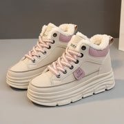 Damen Winterliche High-Top Sneakers mit luxuriösem Fleece-Futter