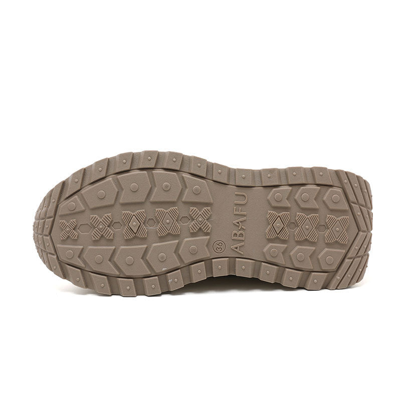 Damen Sportliche Chunky Sneakers mit rutschfester Gummisohle und atmungsaktivem Obermaterial