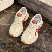Damen modische Freizeitsneaker mit elastischem Obermaterial und dämpfender Laufsohle