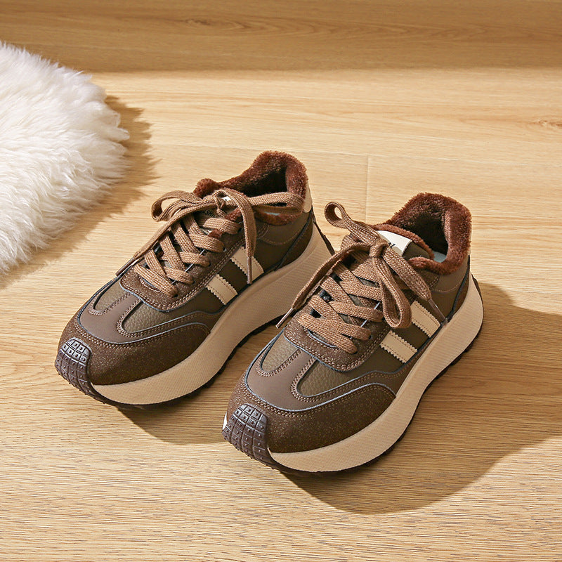 Damen Sportliche High-Top Sneakers mit gefüttertem Innenbereich