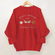Damen Sweatshirt mit kreativem Stars Hollow Motiv