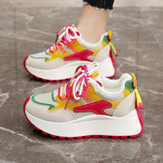 Damen modische High-Top Sneakers mit flauschigem Innenfutter und rutschfester Sohle