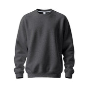Herren nan Oversize-Rundhals-Sweatshirt aus weichem Baumwollfleece mit gerippten Bündchen Drune