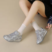 Damen Atmungsaktive Freizeitsneaker mit rutschfester Laufsohle und flexiblem Obermaterial