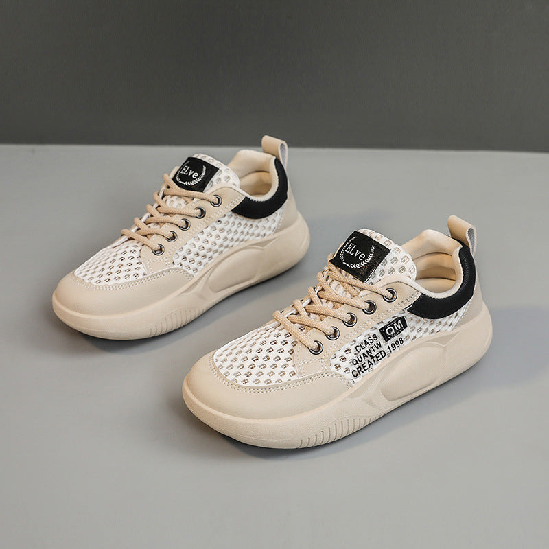 Damen Atmungsaktive Sneakers mit modischem Netzdesign und dämpfender Sohle