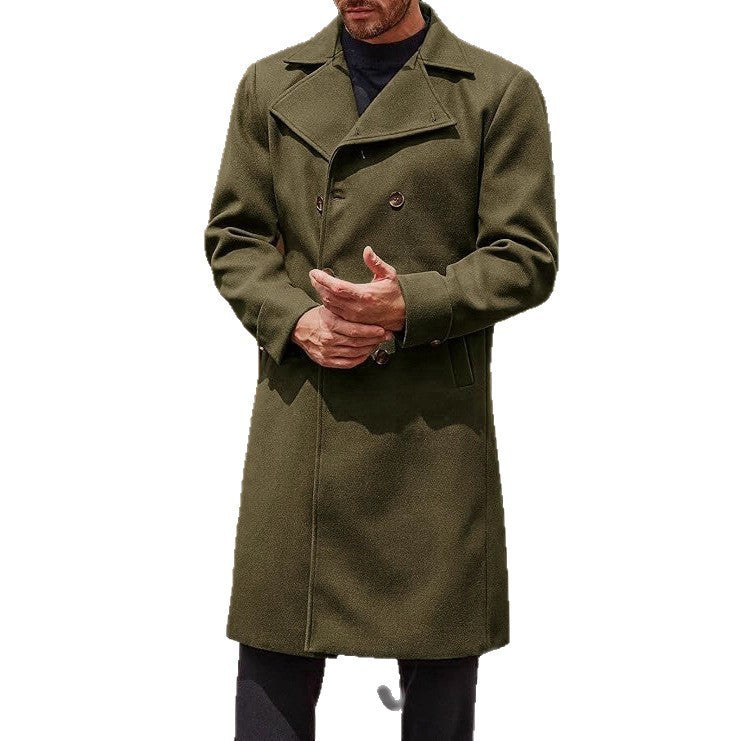 Herren eleganter wendbarer Wollmantel Aliams