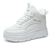 Damen High-Top Winter Sneakers mit weichem Fleece-Futter und rutschfester Sohle