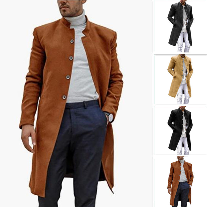 Herren eleganter Wool Trenchcoat Aliams 1760892632