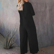 Damen Weitgeschnittenes Jumpsuit mit praktischen Taschen und modernem Schnitt