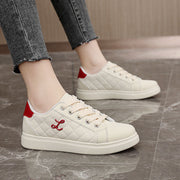 Damen Sneaker mit komfortablem Fleece-Futter und modischen Akzenten