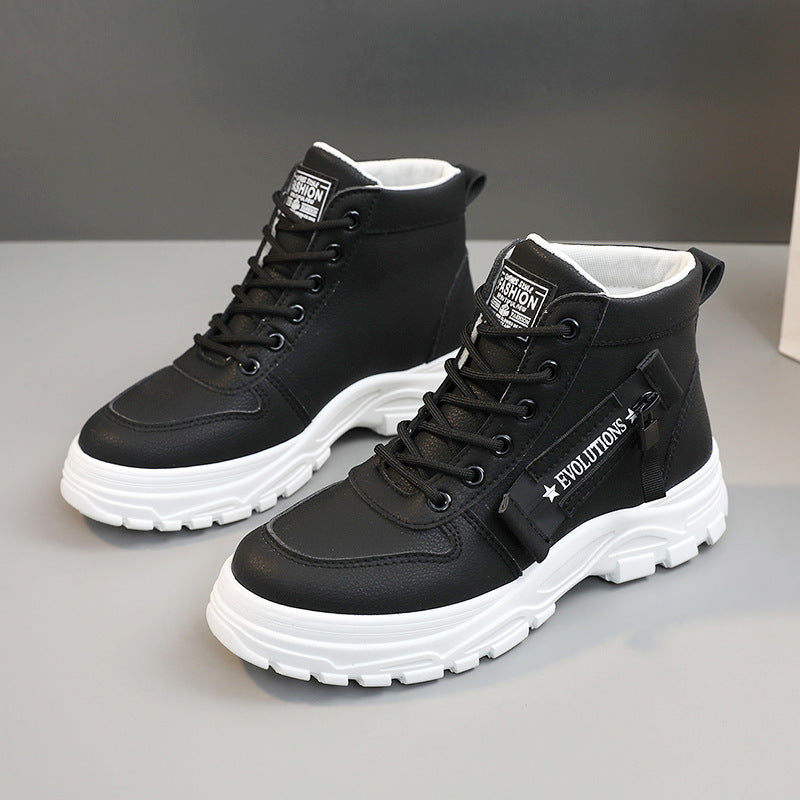 Damen modische High-Top Sneakers mit strapazierfähigem Obermaterial und optimaler Dämpfung