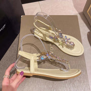 Hanna | Glitzernde Sandalen mit Strass