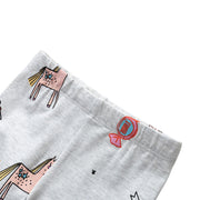 Mädchen Leggings mit zauberhaften Regenbogen- und Einhorn-Motiven Drune