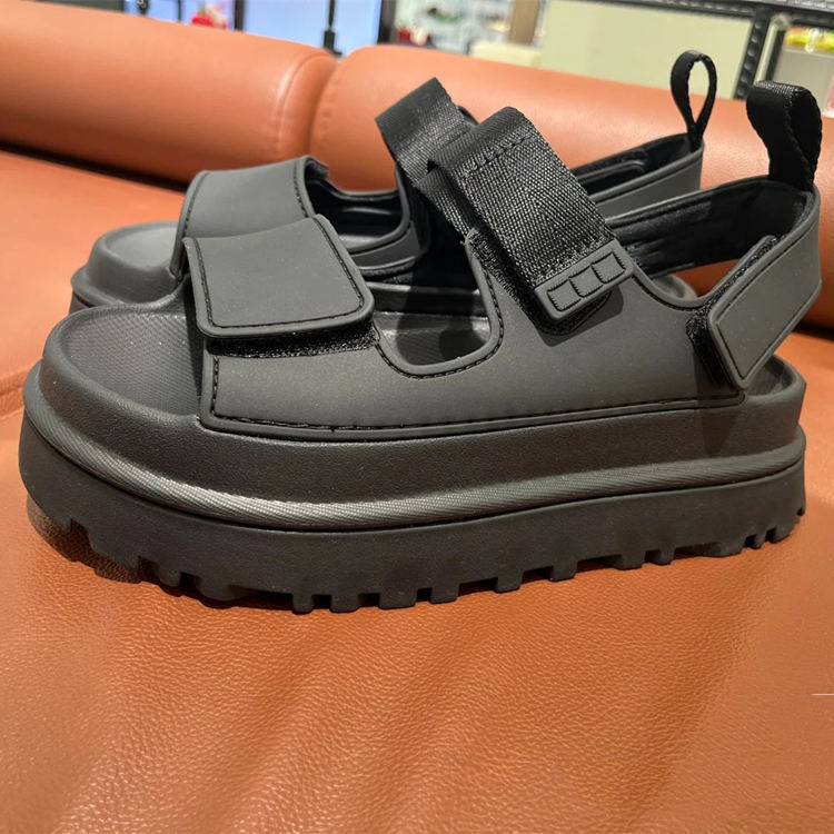Damen Sportliche Sandalen mit ergonomischem Fußbett und rutschfester Sohle Heidi-Mode