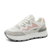 Damen Sportliche Freizeitsneaker mit atmungsaktiver Mesh-Oberfläche und dämpfender Laufsohle