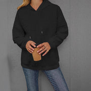 Damen Oversize Kapuzenpullover mit strukturiertem Design