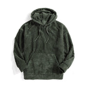 Damen gemütlicher Kapuzenpullover im modernen Rippdesign