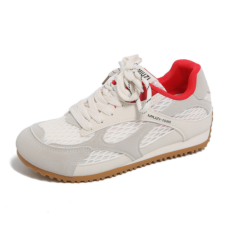 Damen Atmungsaktive Freizeit Sneakers mit innovativem Mesh-Obermaterial und rutschfester Sohle