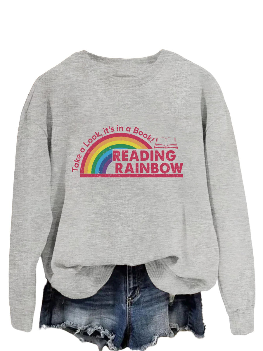 Damen lässiger Sweatshirt mit einzigartigem Druck