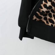 Damen kuschelige Fleecejacke mit tierischem Innenfutter