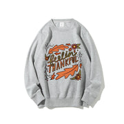 Damen Sweatshirt mit buntem Herbstmotiv und inspirierendem Schriftzug