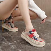 Damen Slip-On Sneakers mit atmungsaktivem Mesh-Obermaterial und modischem Design