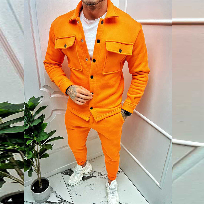 Herren stylischer Freizeitanzug mit praktischen Taschen und modernem Schnitt Aliams