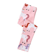 Mädchen Leggings mit niedlichen Einhorn-Motiven Drune