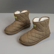 Damen warme und gefütterte Winterstiefel