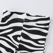 Mädchen Schlagleggings mit aufregendem Zebra-Muster Drune