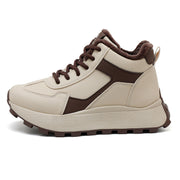 Damen High-Top Sneakers mit kuscheligem Innenfutter und robustem Profil