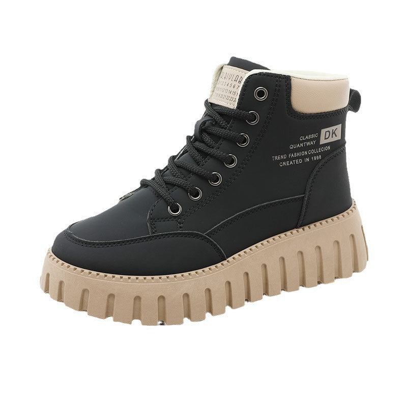 Damen Trendige High-Top Sneakers mit rutschfester Sohle und komfortabeler Dämpfung