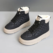 Damen High-Top Sneakers mit warmem Fleece-Futter und rutschfester Sohle