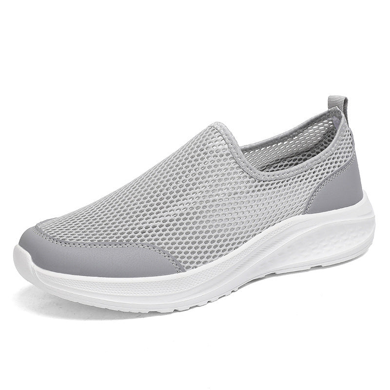 Unisex nan leichter Schlupf-Sneaker mit dreidimensionaler Netzstruktur, ergonomischer Dämpfung und Fersenlasche Drune