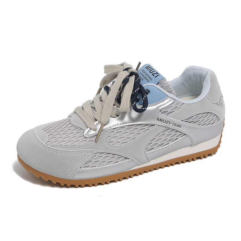 Damen Atmungsaktive Freizeit Sneakers mit innovativem Mesh-Obermaterial und rutschfester Sohle