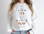 Damen Sweatshirt mit floralem Druck und inspirierendem Schriftzug